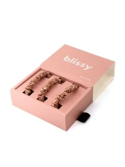 Blissy Skinny Scrunchies ROSE GOLD