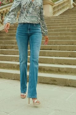 Mid Blue Mid Rise Bootcut Jeans -Classic Fashion Clothing Store 1c796d61e4eaf9ddf4e94f2b965a3b846db802c3