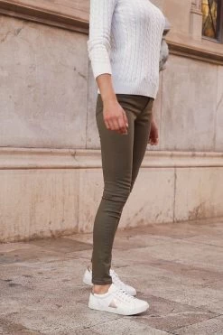Khaki Green Perfect Skinny Jeans -Classic Fashion Clothing Store 201dd998f770f5b2e8d217b0521b20d5a810926b