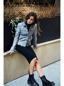 JKT NYC Alexa Patina Leather Jacket STEEL 5 JKT NYC Alexa Patina Leather Jacket STEEL -Classic Fashion Clothing Store 2E4ECD4D9607CAFPRODUCT 02