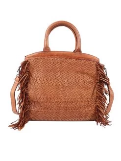 Latico - Grit Crossbody Tote COGNAC