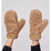 Hat Attack Fuzzy Faux Fur Mitten TAUPE -Classic Fashion Clothing Store 546DCED8CFBDBRNPRODUCT 02