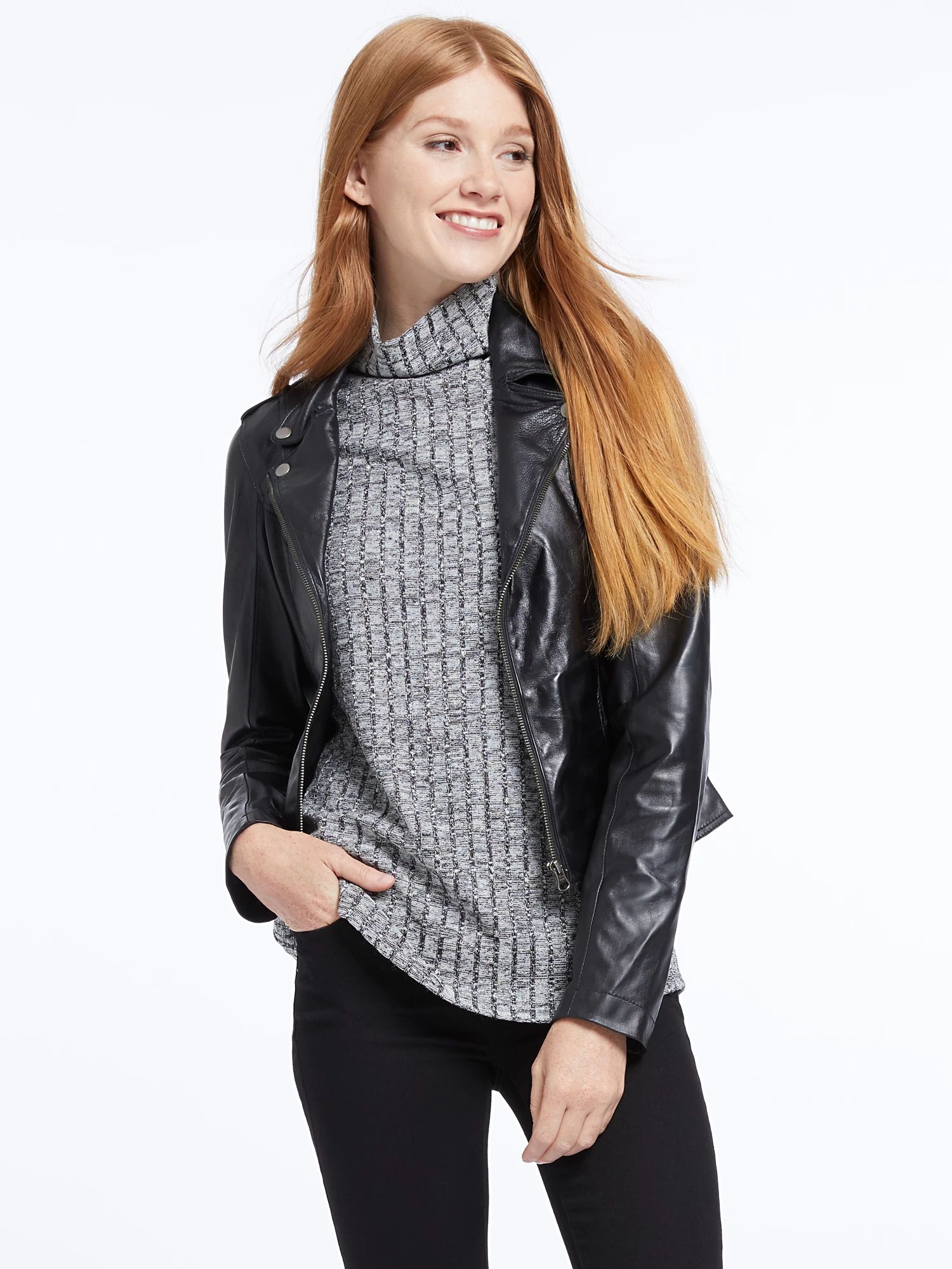 Jakett Washable Leather Moto Jacket 3 Jakett Washable Leather Moto Jacket