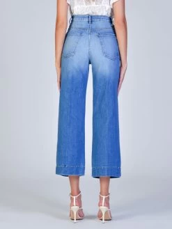 Black Orchid Emma Double Yoke Wide Leg Crop BRIGHT BLUE -Classic Fashion Clothing Store 5B921D861AF5000PRODUCT 03