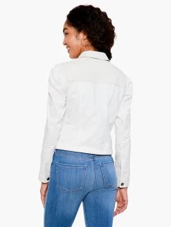 JKT Ariel Leather Jacket WHITE 8 JKT Ariel Leather Jacket WHITE -Classic Fashion Clothing Store 600J295WHTPRODUCT 03 1