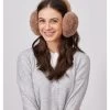Hat Attack Oversized Faux Fur Earmuf TAUPE