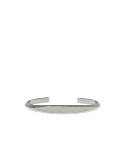 Marlyn Schiff Angled Flat Face Cuff SILVER
