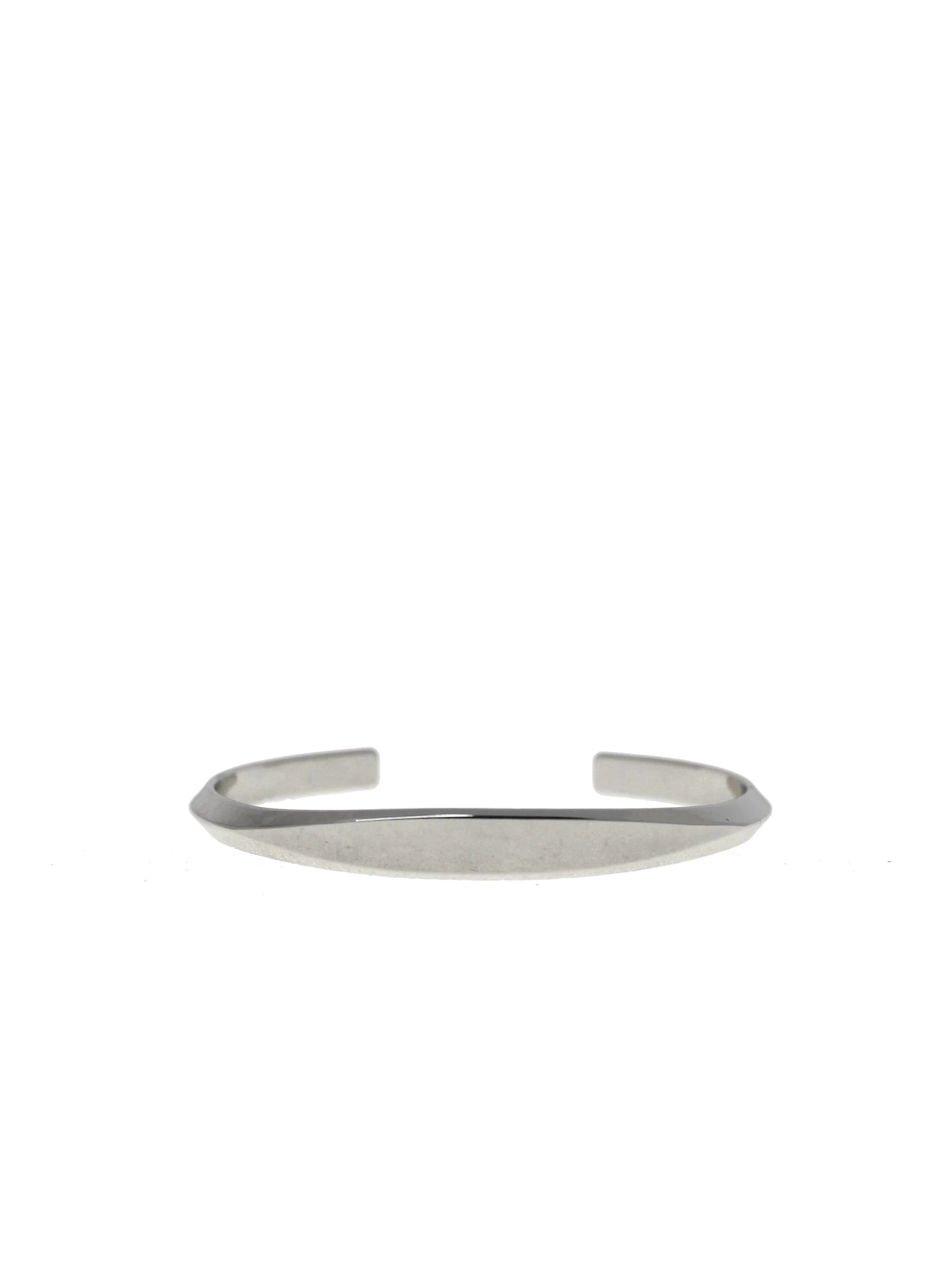 Marlyn Schiff Angled Flat Face Cuff SILVER 3 Marlyn Schiff Angled Flat Face Cuff SILVER