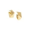 MARLYN SCHIFF WIDE GEOMETRIC POST HOOP EARRINGS -Classic Fashion Clothing Store 810D71A3F787GOLPRODUCT 01