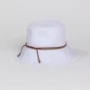 HAT ATTACK FRINGED BUCKET HAT WHITE -Classic Fashion Clothing Store 86E4F3FCDBC4WHTPRODUCT 01