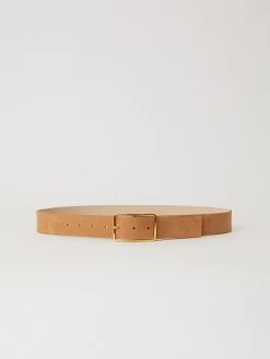B-Low The Belt Milla Geo Leather Belt CAMEL GOLD