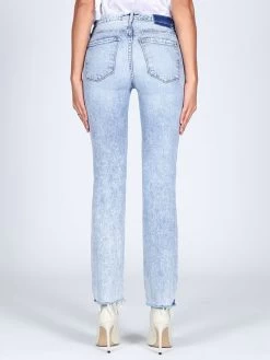 Black Orchid Bardot Straight Fray LIGHT BLUE -Classic Fashion Clothing Store 92D764C82521000PRODUCT 04