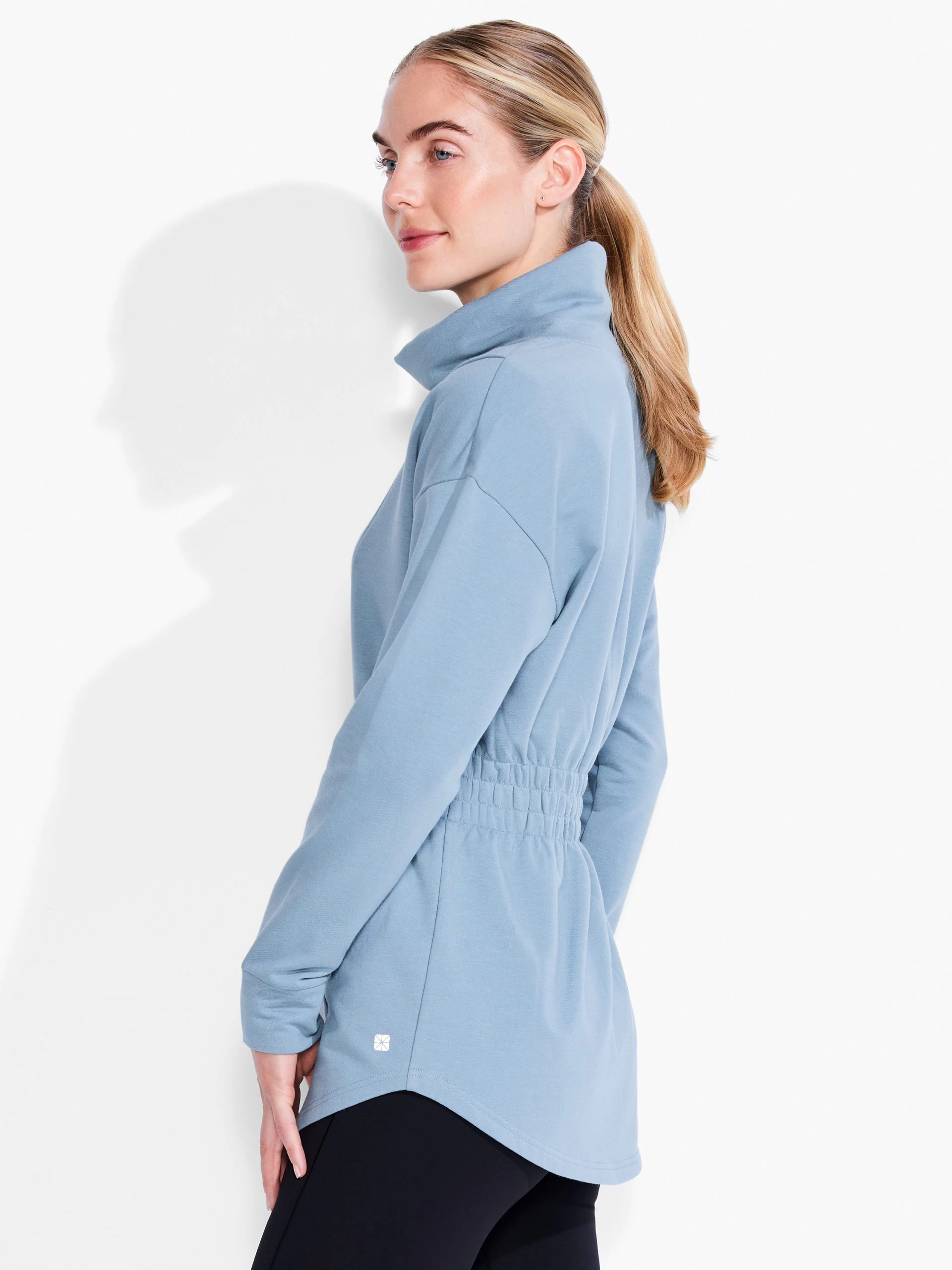 Brushed Terry Ruched Tunic MOUNTAIN AIR 4 Brushed Terry Ruched Tunic MOUNTAIN AIR - Image 2