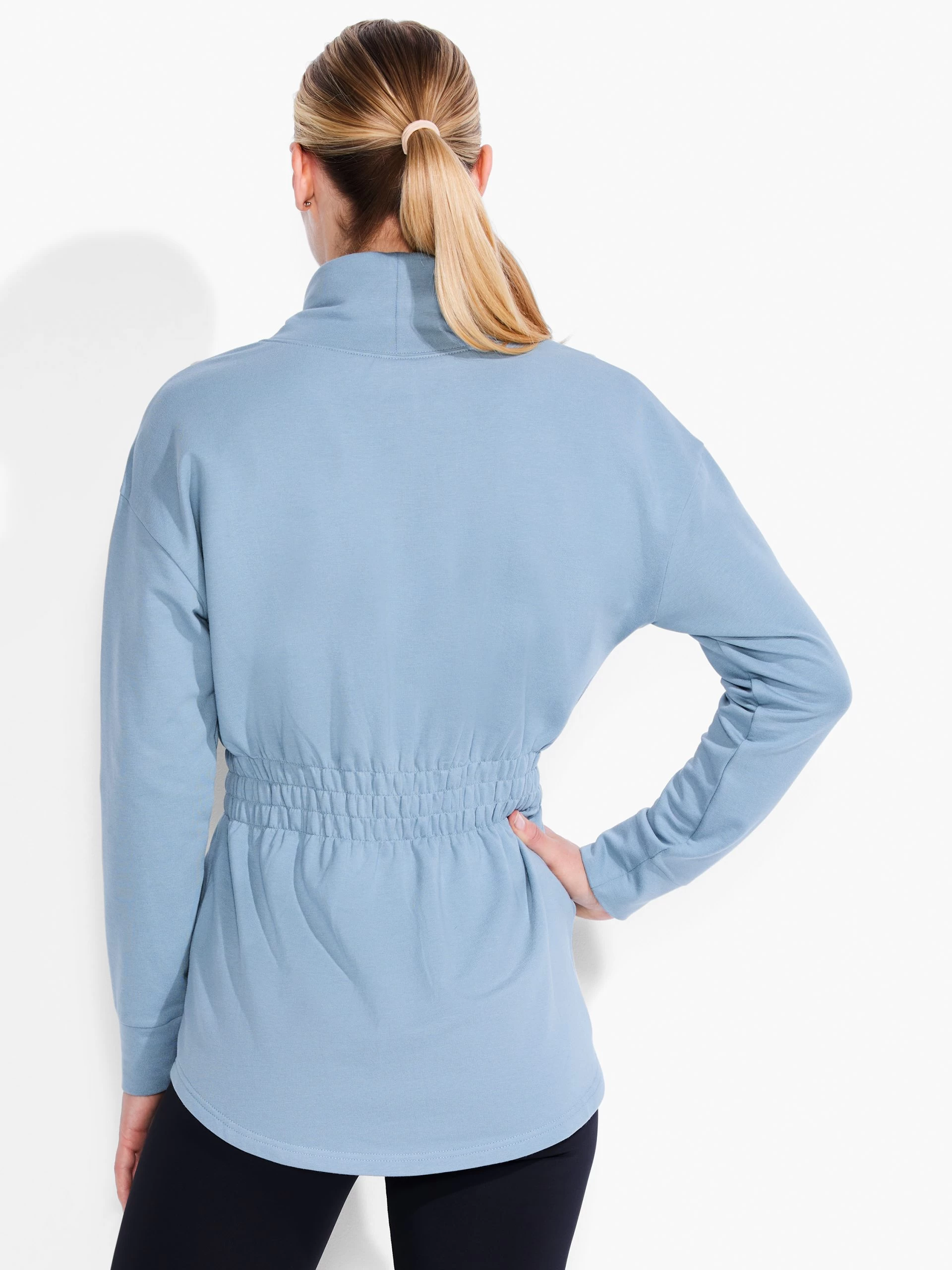 Brushed Terry Ruched Tunic MOUNTAIN AIR 5 Brushed Terry Ruched Tunic MOUNTAIN AIR - Image 3