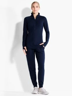 Brushed Flow Half Zip INK 9 Brushed Flow Half Zip INK -Classic Fashion Clothing Store ACTF238052INKPRODUCT 04