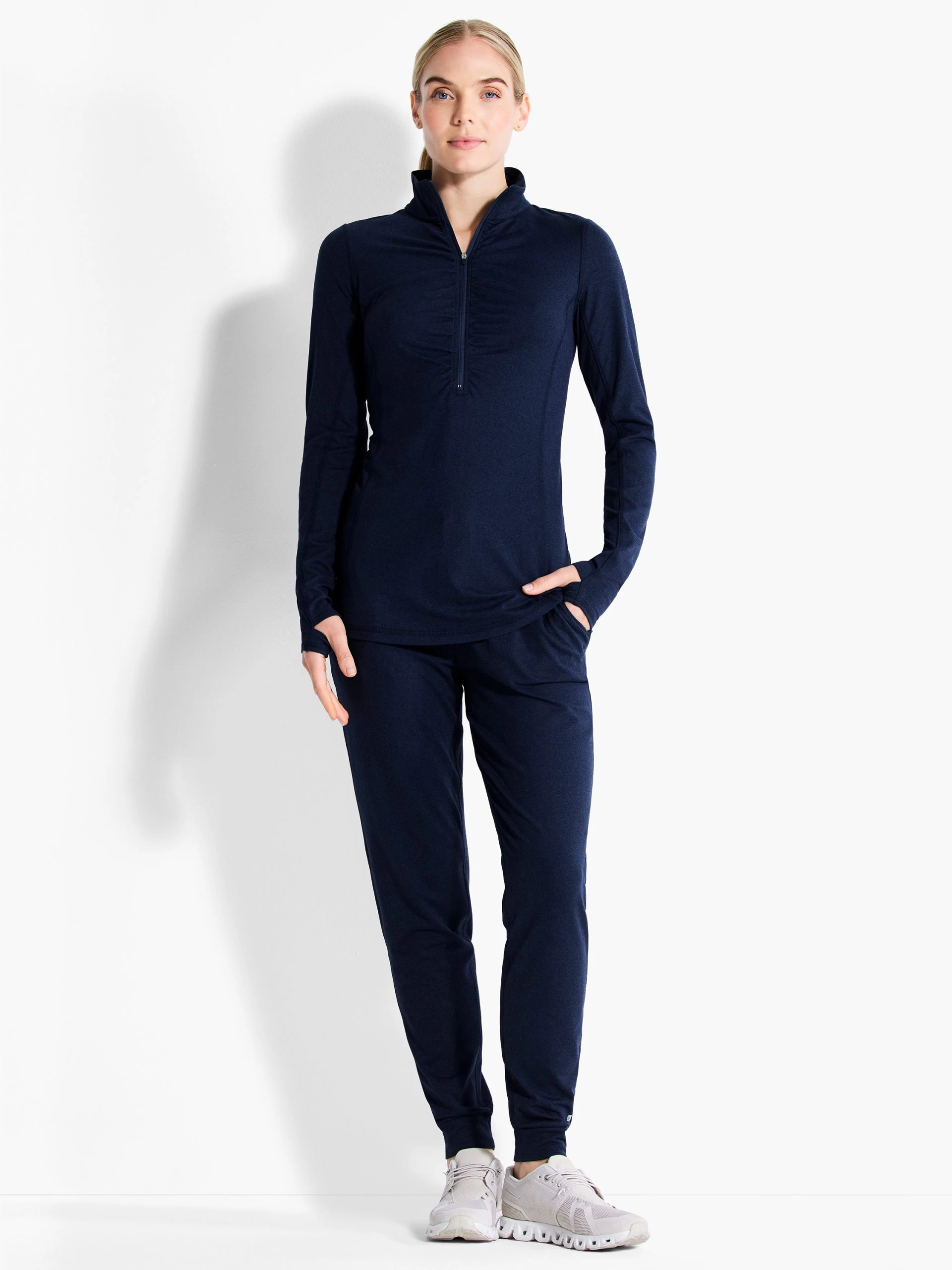 Brushed Flow Half Zip INK 6 Brushed Flow Half Zip INK - Image 4