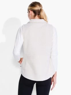 Fleece Knit Vest ALABASTER 8 Fleece Knit Vest ALABASTER -Classic Fashion Clothing Store ACTF238090ALBPRODUCT 03