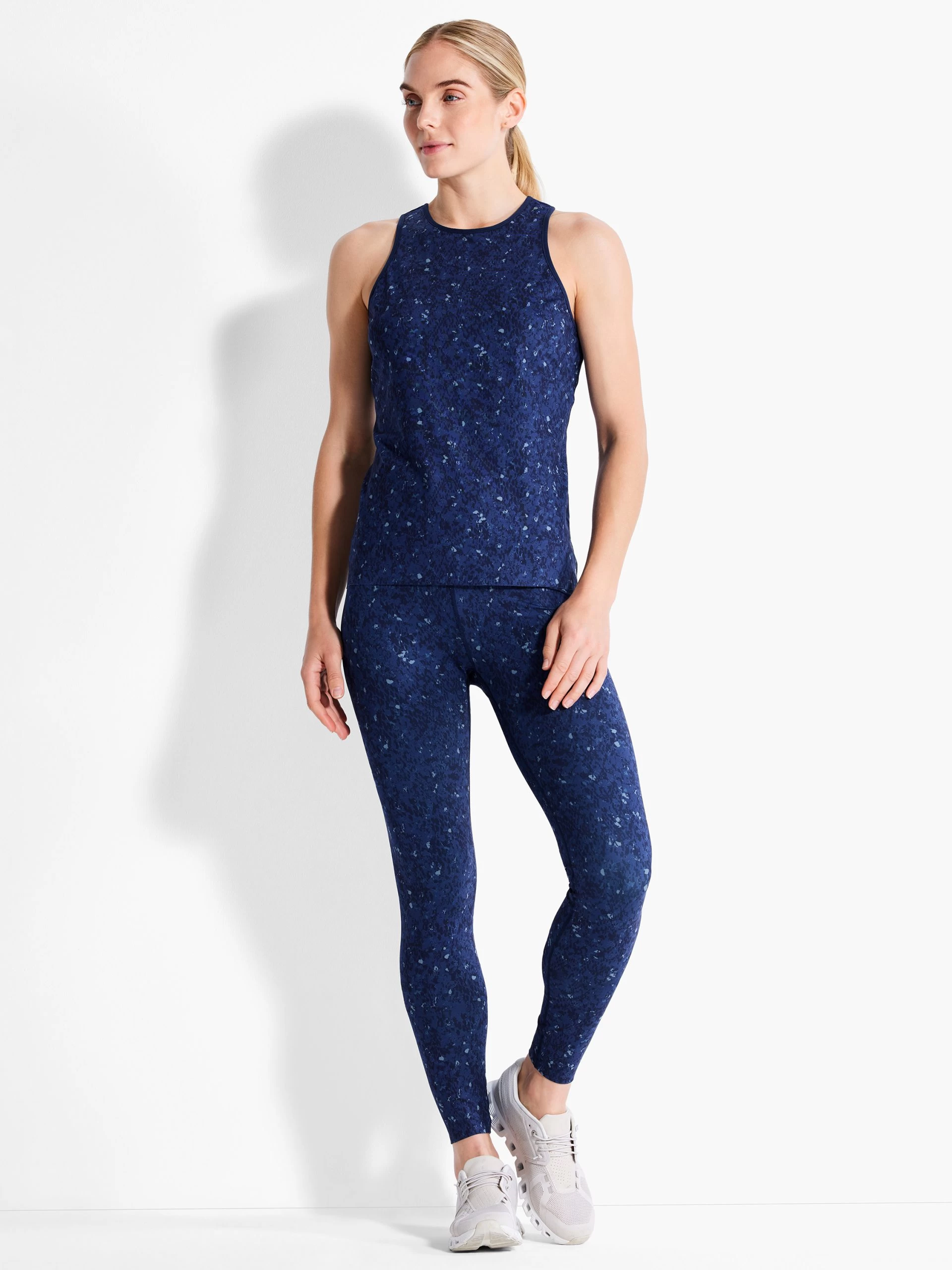 Spotted Blues Flexfit High Neck Tank BLUE MULTI 6 Spotted Blues Flexfit High Neck Tank BLUE MULTI - Image 4