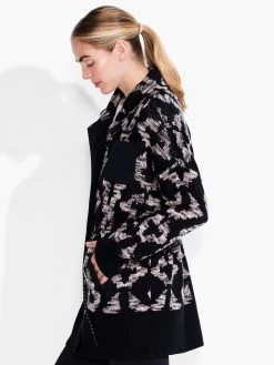 Spacedye Cozy Coat BLACK MULTI 7 Spacedye Cozy Coat BLACK MULTI -Classic Fashion Clothing Store ACTF238174BLMPRODUCT 02