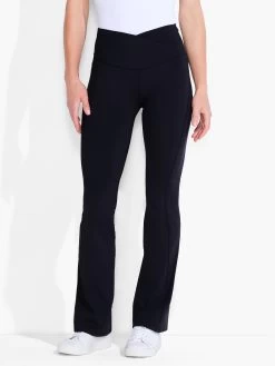 Flexfit Foldover Waist Flare Leg BLACK ONYX