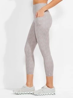 Flexfit Glowing Vines Crop Pocket Legging GREY MULTI -Classic Fashion Clothing Store ACTM238394GMIPRODUCT 03