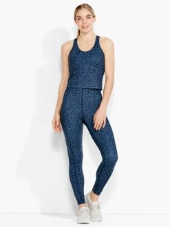 Flexfit Mosaic 7/8 Pocket Legging BLUE MULTI -Classic Fashion Clothing Store ACTS238374BLTPRODUCT 04