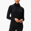 Brushed Flow Turtleneck BLACK ONYX 2 Brushed Flow Turtleneck BLACK ONYX -Classic Fashion Clothing Store ACTW238008BLXPRODUCT 01