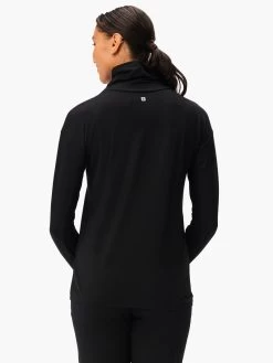 Brushed Flow Turtleneck BLACK ONYX -Classic Fashion Clothing Store ACTW238008BLXPRODUCT 03
