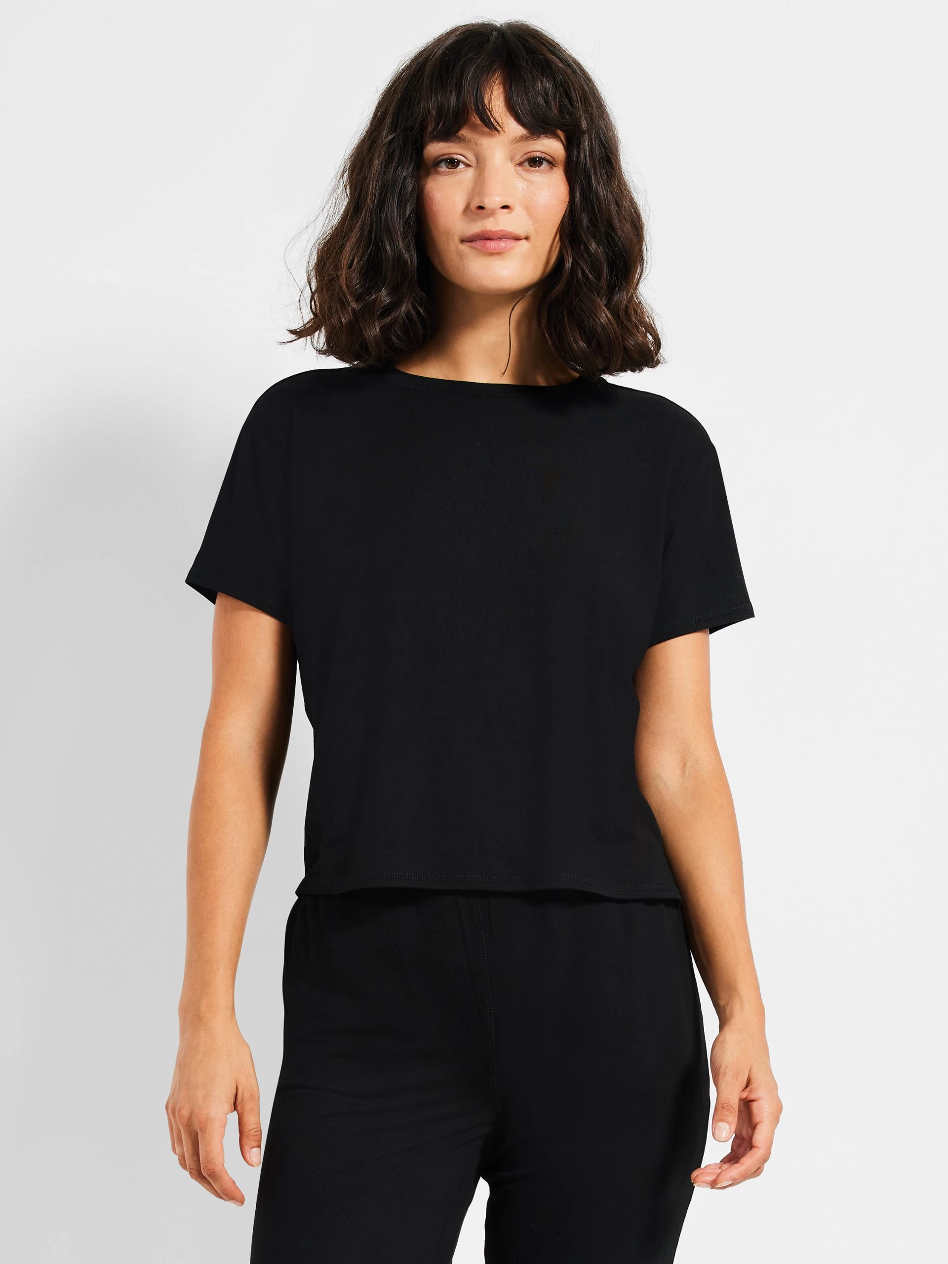 Brushed Flow Tee BLACK ONYX 3 Brushed Flow Tee BLACK ONYX