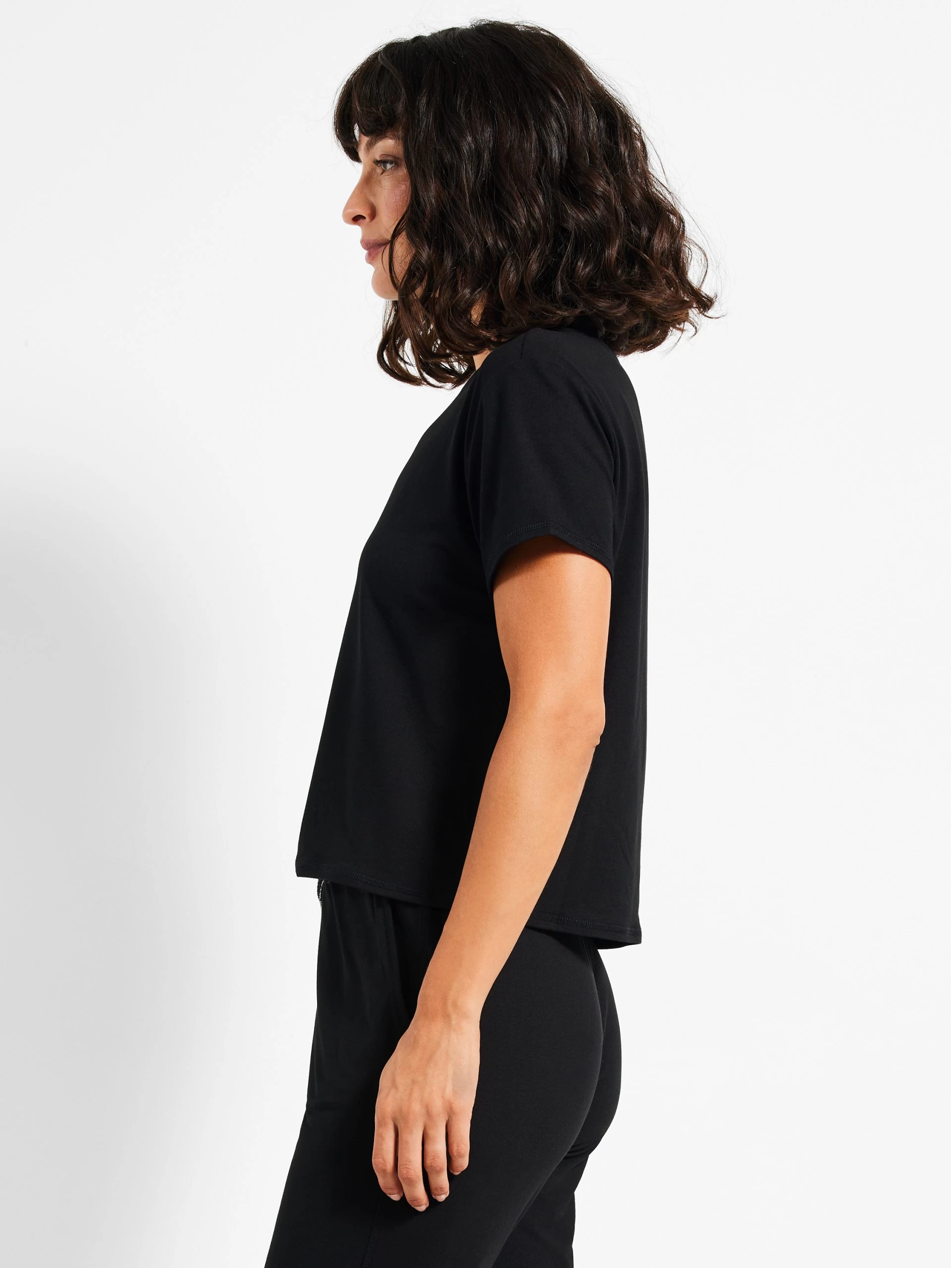 Brushed Flow Tee BLACK ONYX 4 Brushed Flow Tee BLACK ONYX - Image 2