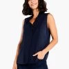 Ruffled Around Tank DARK INDIGO -Classic Fashion Clothing Store ALL1014DIDPRODUCT 01