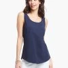 Shirt Tail Perfect Tank DARK INDIGO