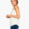 Shirt Tail Perfect Tank PAPER WHITE -Classic Fashion Clothing Store ALL1030PWHPRODUCT 02