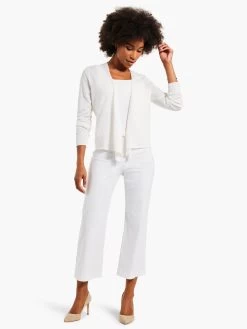 Shelf Bra Tank PAPER WHITE -Classic Fashion Clothing Store ALL1048PWHPRODUCT 04