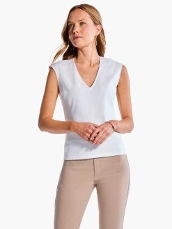 V-Neck Perfect Layer PAPER WHITE