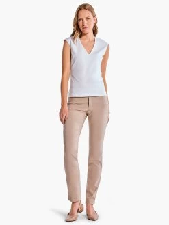 V-Neck Perfect Layer PAPER WHITE 9 V-Neck Perfect Layer PAPER WHITE -Classic Fashion Clothing Store ALL1095PWHPRODUCT 04