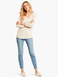 Vital V Neck Sweater PUTTY -Classic Fashion Clothing Store ALL1195 PUT PRODUCT 04