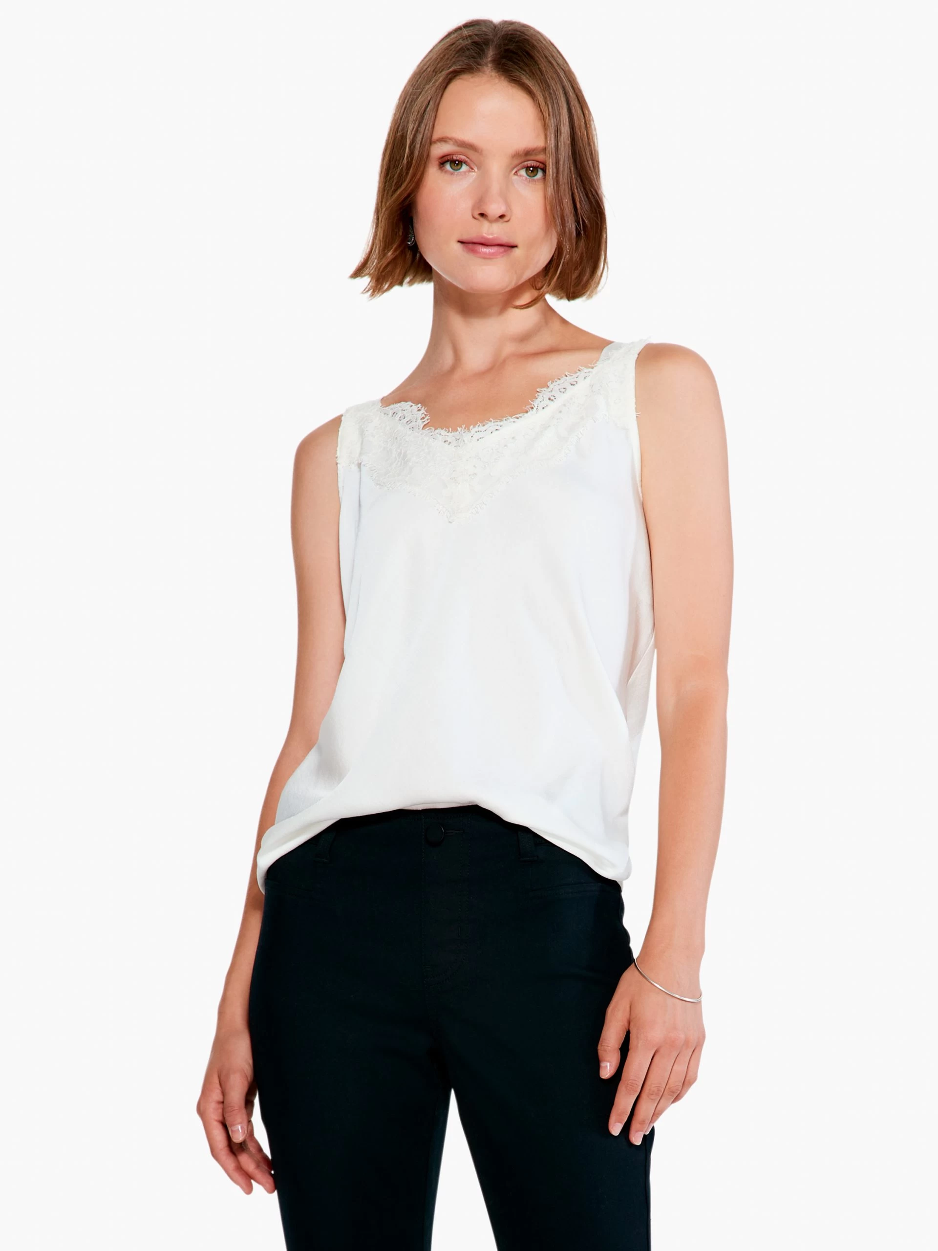 Lace Cami Tank BONE 3 Lace Cami Tank BONE
