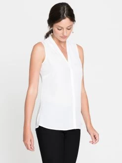 Easy Day To Night Top PAPER WHITE 8 Easy Day To Night Top PAPER WHITE -Classic Fashion Clothing Store ALL1673PWHPRODUCT 03