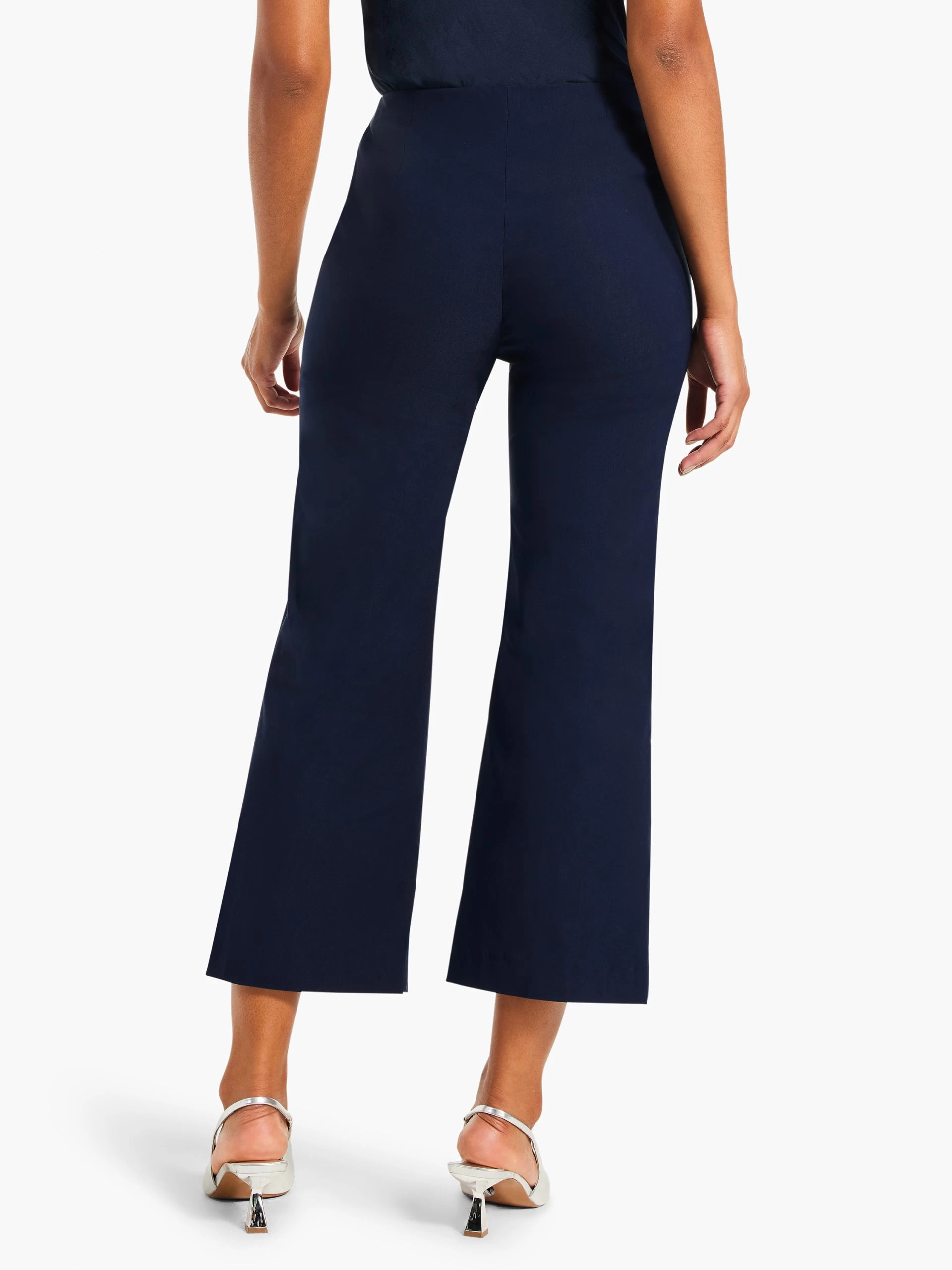 Polished Wonderstretch Wide-Leg Crop DARK INDIGO 6 Polished Wonderstretch Wide-Leg Crop DARK INDIGO - Image 4