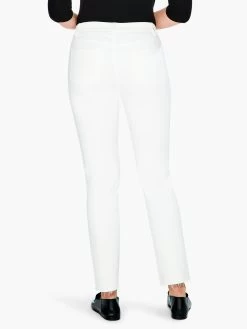 NZ Denim 28" Colored Mid Rise Straight Ankle Jeans PAPER WHITE 9 NZ Denim 28" Colored Mid Rise Straight Ankle Jeans PAPER WHITE -Classic Fashion Clothing Store ALL1883PWHPRODUCT 04