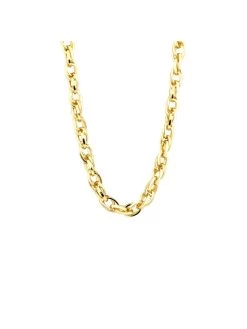 Marlyn Schiff Short Twisted Oval Link Necklace
