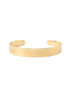 Chan Luu - Yellow Gold Hammered Cuff GOLD