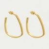 Dean Davidson - Midi Square Hoops GOLD -Classic Fashion Clothing Store E409GGOLPRODUCT 01
