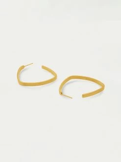 Dean Davidson - Midi Square Hoops GOLD -Classic Fashion Clothing Store E409GGOLPRODUCT 02