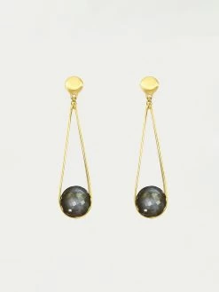 Dean Davidson - Mini Ipanema Semi-Precious Earrings LABRADORITE