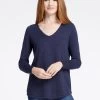 Vital V Neck Sweater DARK INDIGO 1 Vital V Neck Sweater DARK INDIGO -Classic Fashion Clothing Store F191189DIDPRODUCT 01