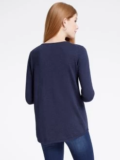 Vital V Neck Sweater DARK INDIGO 8 Vital V Neck Sweater DARK INDIGO -Classic Fashion Clothing Store F191189DIDPRODUCT 03