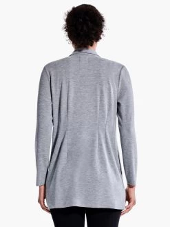 All Day Comfort Knit Blazer MOONWALK -Classic Fashion Clothing Store F231017MKWPRODUCT 03