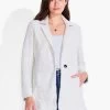 Easy Boucle Knit Blazer CREAM MIX